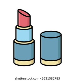 ícone de batom modelo de design de vetor simples e limpo