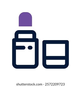 lipstick icon. vector dual tone icon for your website, mobile, presentation, and logo design.