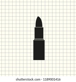 lipstick icon, Vector EPS 10 illustration style