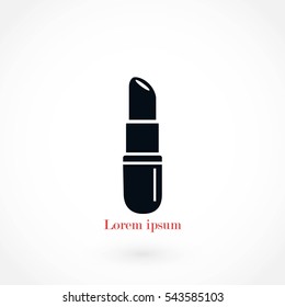 lipstick icon, Vector EPS 10 illustration style