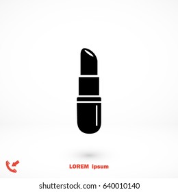 lipstick icon, Vector EPS 10 illustration style