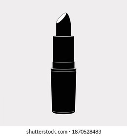 Icono de lápiz labial y gráficos vectoriales