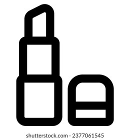 lipstick icon vector illustration asset element