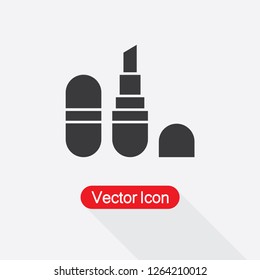 Lipstick Icon Vector Illustration Eps10