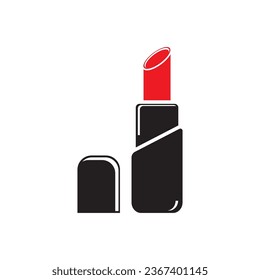 Lipstick icon vector illustration,logo design template.