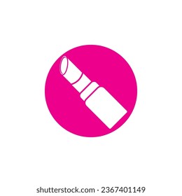 Lipstick icon vector illustration,logo design template.