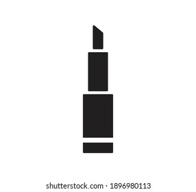 Lipstick icon vector logo template