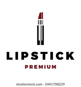 Lipstick Icon Vector Logo Template Illustration Design