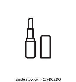 LIPSTICK icon in vector. Logotype