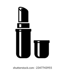 Lipstick icon vector on trendy style for design and print
