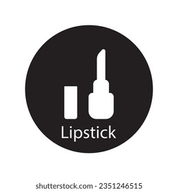 lipstick icon vector template illustration logo design