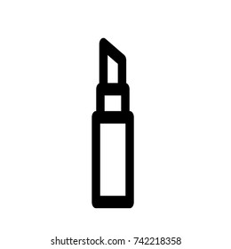 Lipstick icon, Lipstick icon vector, in trendy flat style isolated on white background. Lipstick icon image, Lipstick icon illustration