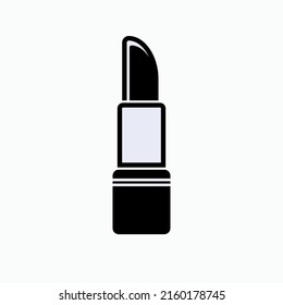 Lipstick Icon. Woman Makeup, Female Cosmetic Symbol - Vector.  Applied for Design, Presentation, Website or Apps Elements.