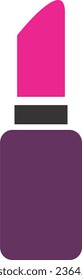Lippenstift-Bild mit rosafarbener Flasche