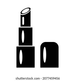 Lipstick Isolate Vector Icon Editable

