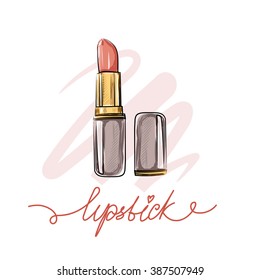 Lipstick isolated.