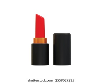 Lipstick isometric icon. 3d vector colorful illustration render
