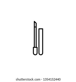lipstick line icon