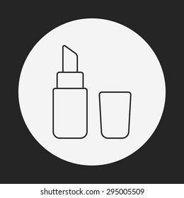 lipstick line icon