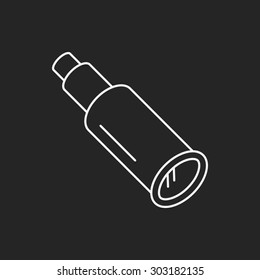 lipstick line icon