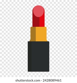 Lipstick line icon. Lips, cosmetics, red, kiss, shine, color, makeup, woman, paint, shadows, pencil, paint, blush, smile. Vector line icon for business and advertising