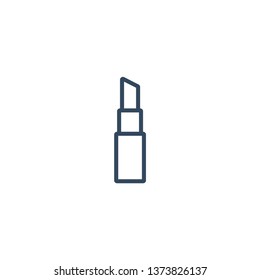 Lipstick line icon for web and mobile