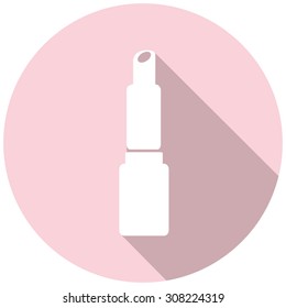lipstick with a long shadow