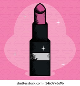 lipstick make up drawing icon