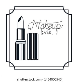 lipstick make up in frame