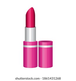 lipstick makeup female isolated icon vector illustration design