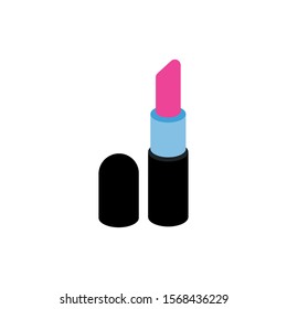 lipstick makeup product isolated icon vector illustration design