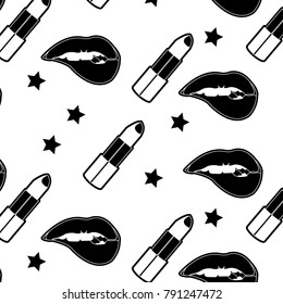 Lipstick and mouth background