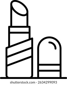 Batom Novo Vetor de Design de Ícone Criativo