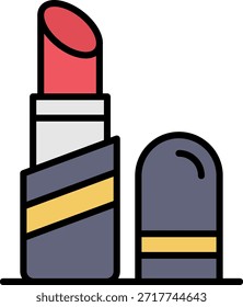 Batom Novo Vetor de Design de Ícone Criativo