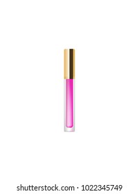Lipstick on white background