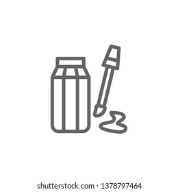 lipstick outline icon. Elements of Beauty and Cosmetics illustration icon. Signs and symbols can be used for web, logo, mobile app, UI, UX