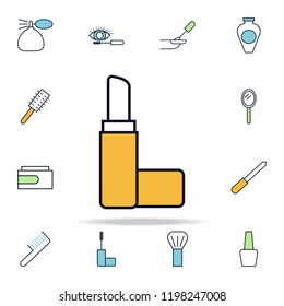 lipstick outline icon. spa icons universal set for web and mobile