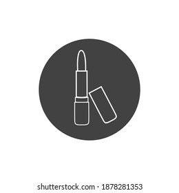 Lipstick With Outline Style Icon