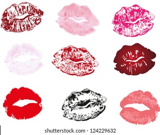 Lipstick print