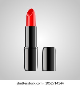 Lipstick, red lipstick vector, lipstick isolated