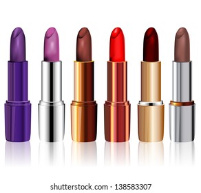 Lipstick set eps10