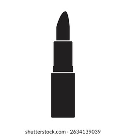 Lippenstift. Einfaches Symbol. Flaches Element für Grafikdesign. Vektorgrafik.
