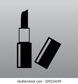 Lipstick skincare lips vector illustration