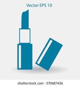Lipstick skincare lips vector illustration
