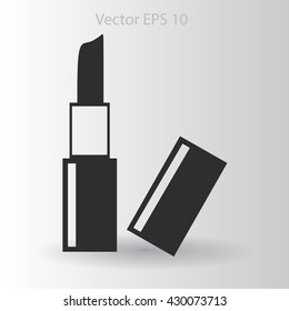 Lipstick skincare lips vector illustration