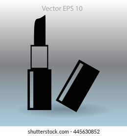 Lipstick skincare lips vector illustration