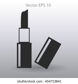 Lipstick skincare lips vector illustration