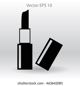 Lipstick skincare lips vector illustration