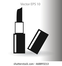 Lipstick skincare lips vector illustration