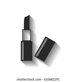 Lipstick skincare lips vector illustration